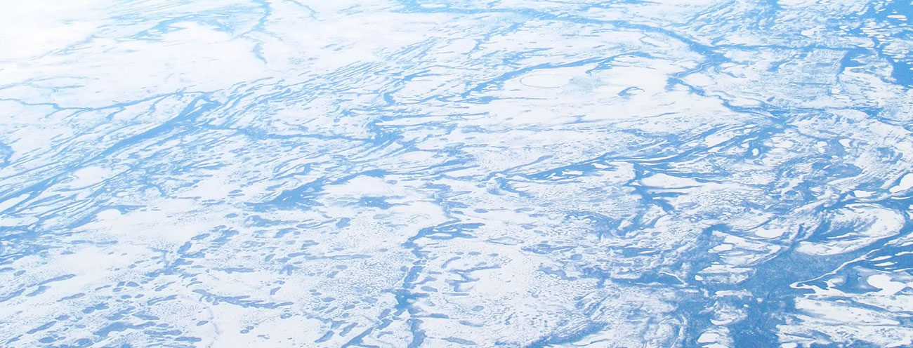 Arctic aerial view