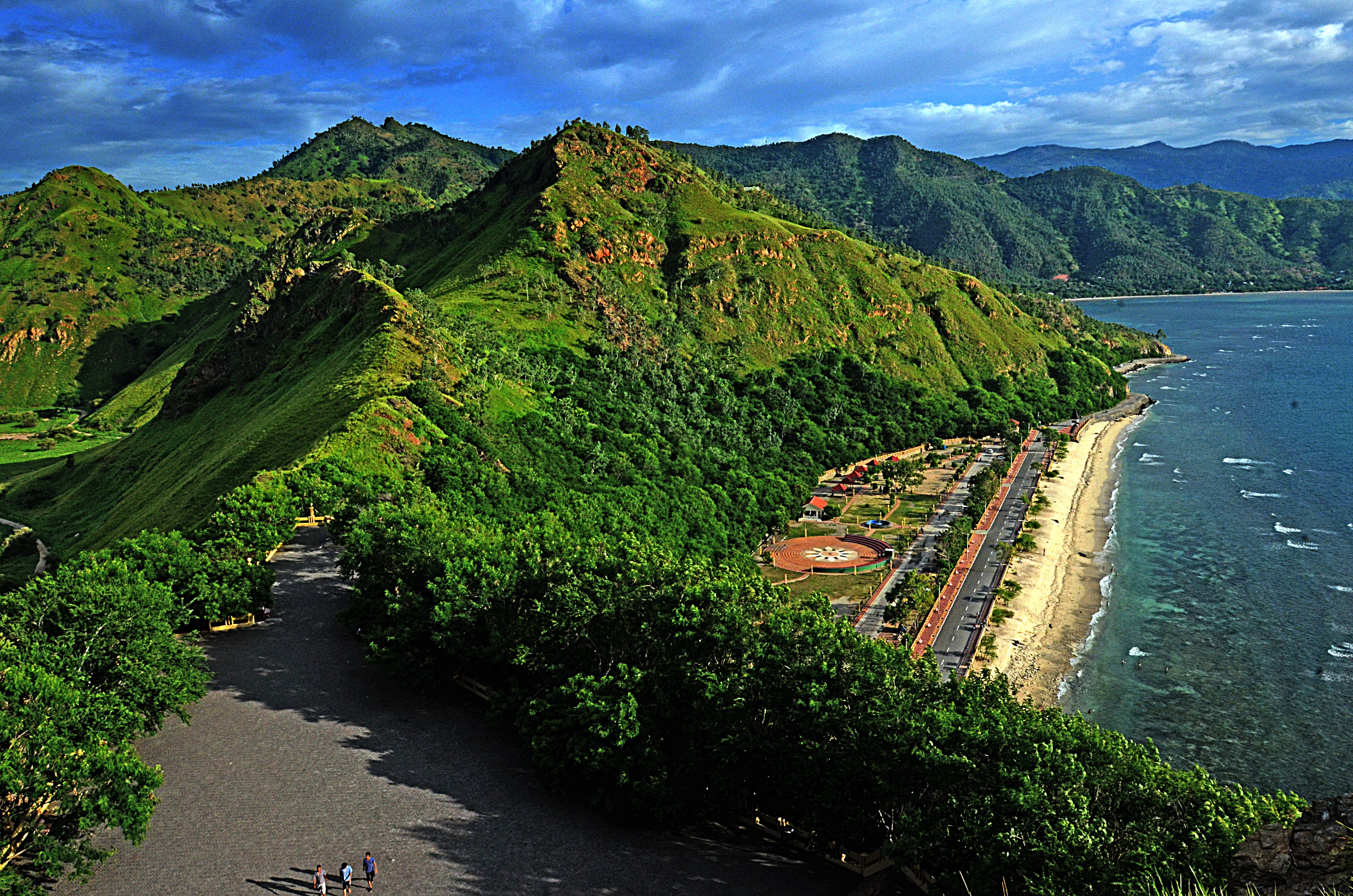 Aerial view of Timor-Leste