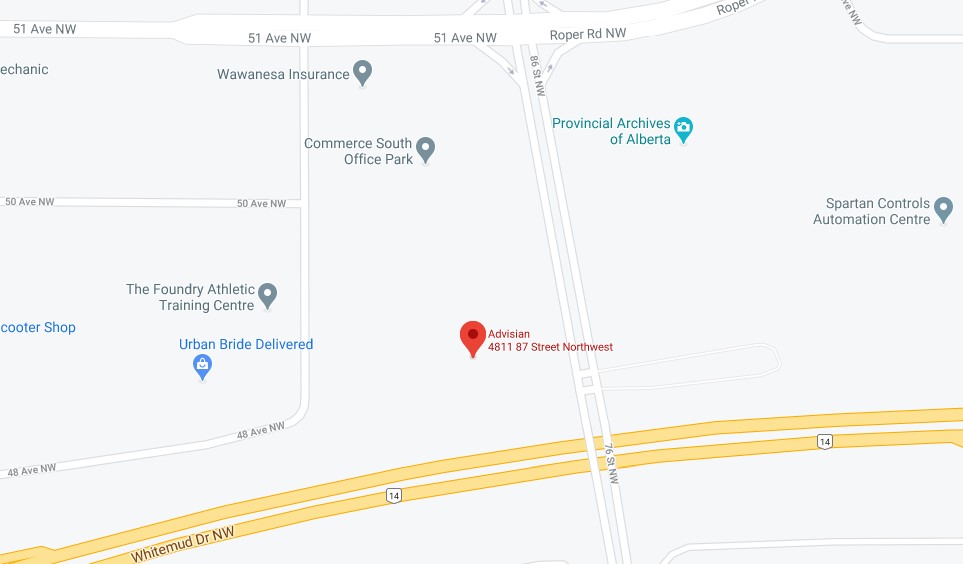 Edmonton map