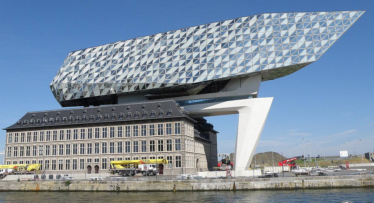 The Harbour House at Antwerp.