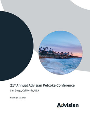 Front cover of the 21st Annual Petcoke Conference.