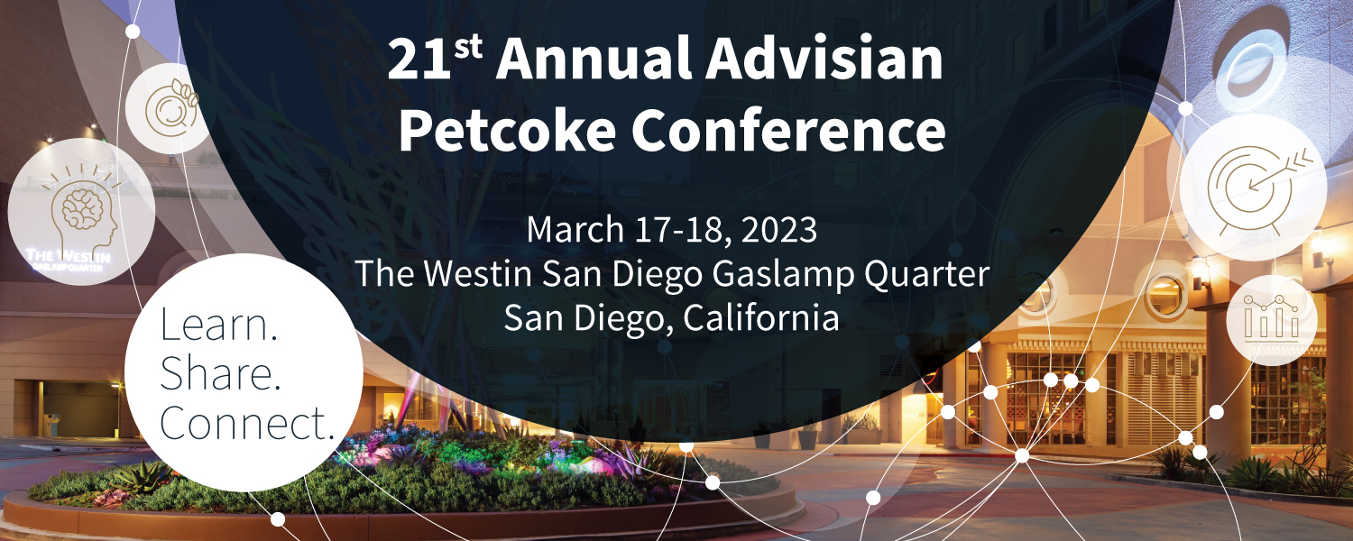 Advisian annual petcoke conference in San Diego.