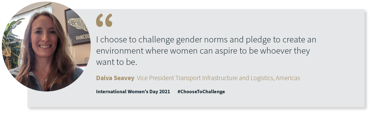 Daiva's Choose to Challenge pledge for IWD2021