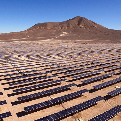 Concentrating solar power plant in Chile