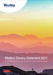 Cover of Worley's Modern Slavery Statement 2021