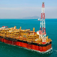 Oil and gas offshore FPSO oil rig