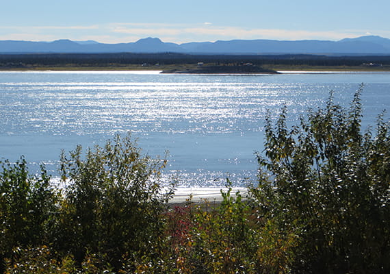Mackenzie River at Norman Wells, Canada